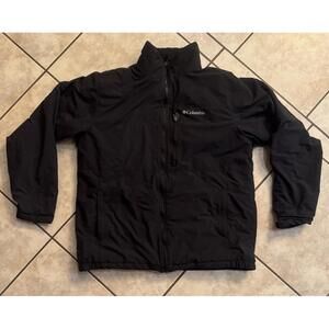 NWT Columbia North Loop Full Zip Fleece‎ Black Jacket - Size Large